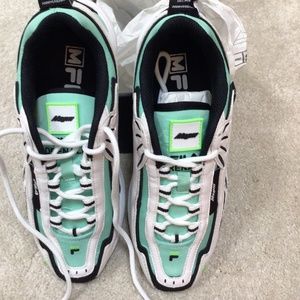 Fila MSMG x Adrenaline Sneaker LOW NWB White Green Black Sz 40 $250